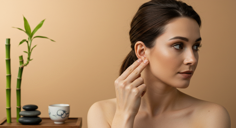 Ear massage for chronic pain and better sleep